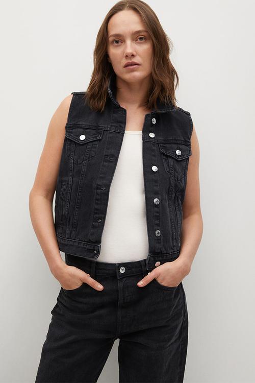 Waistcoat vicky - open grey