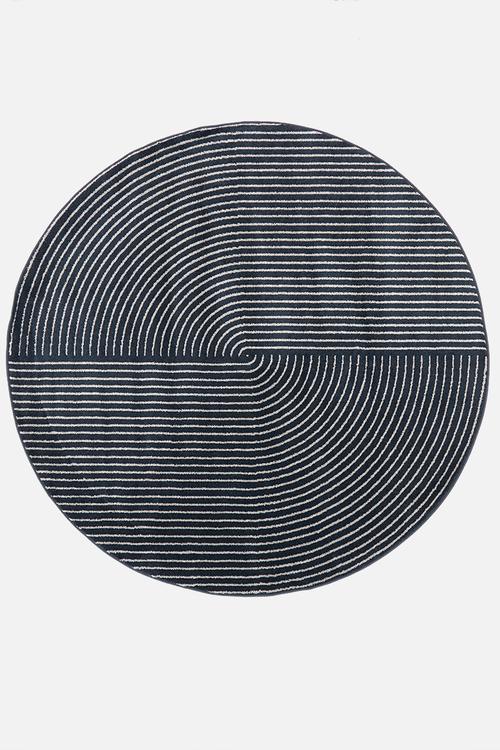 Divide ethereal rug - blue & grey 