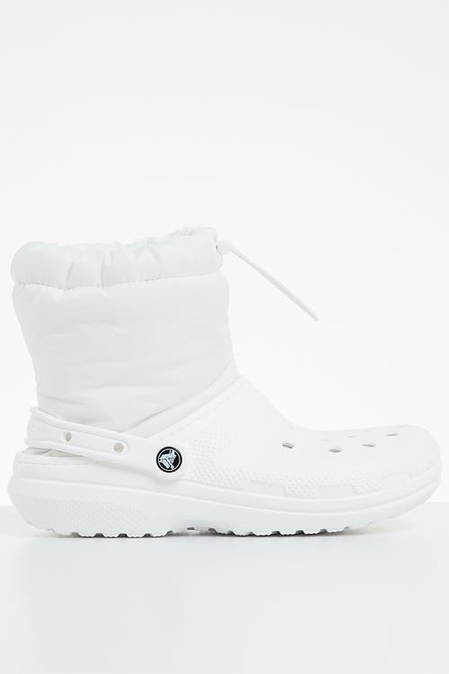 Classic lined neo puff boot - white 