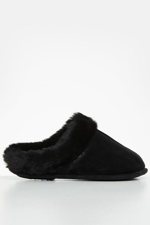 Virginia slipper - black 