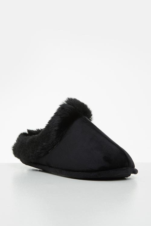 Virginia slipper - black 
