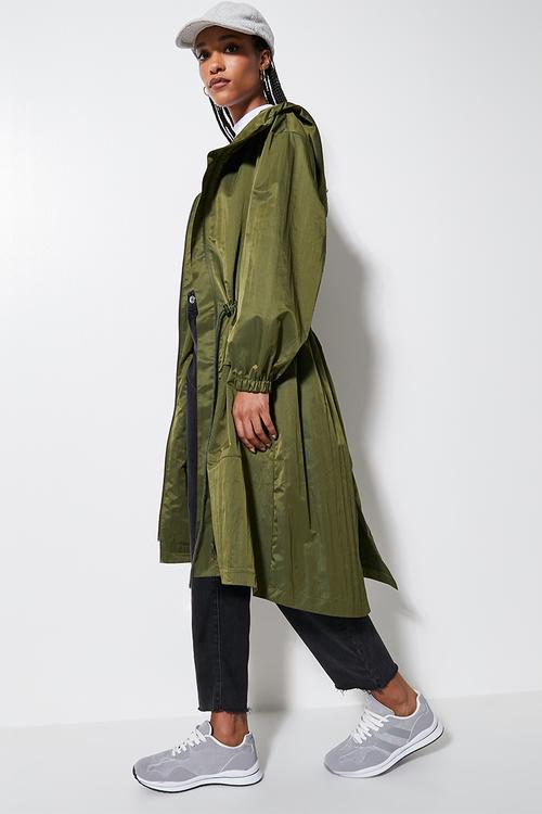 Midi parka - new olive