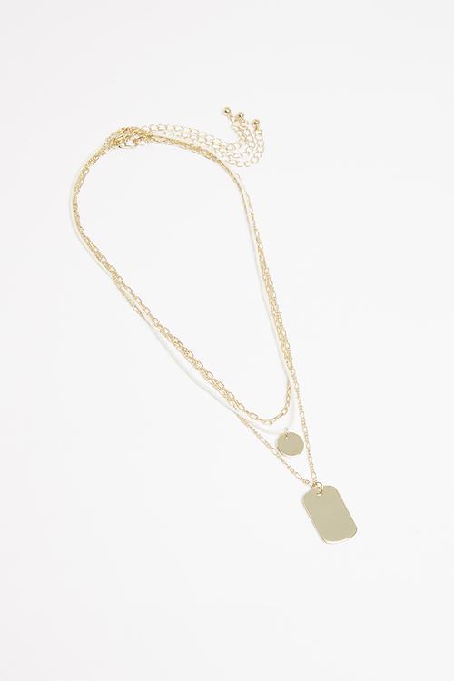 Ruth layered necklace - gold