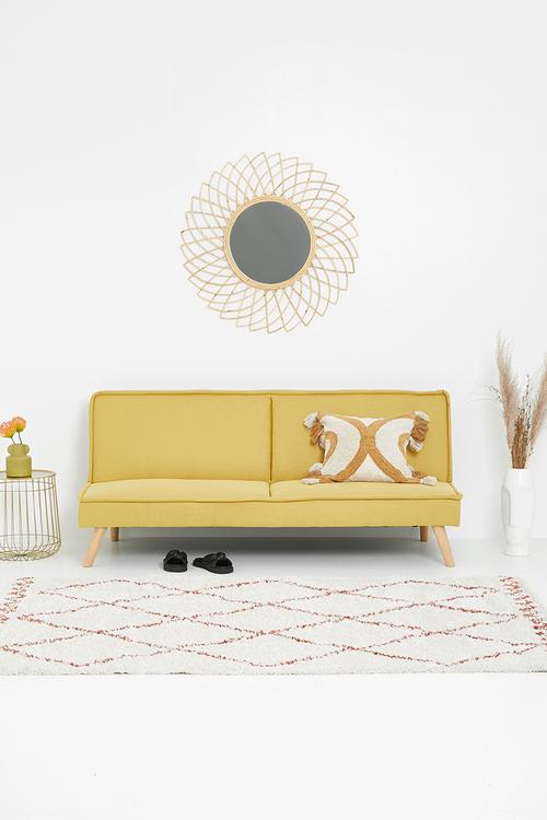 Jaxon sleeper couch - yellow