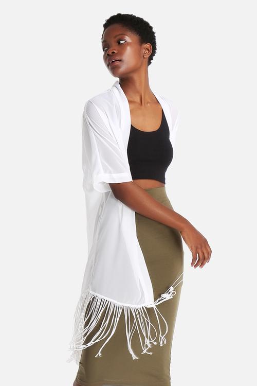 Fringe 2/4 Kimono