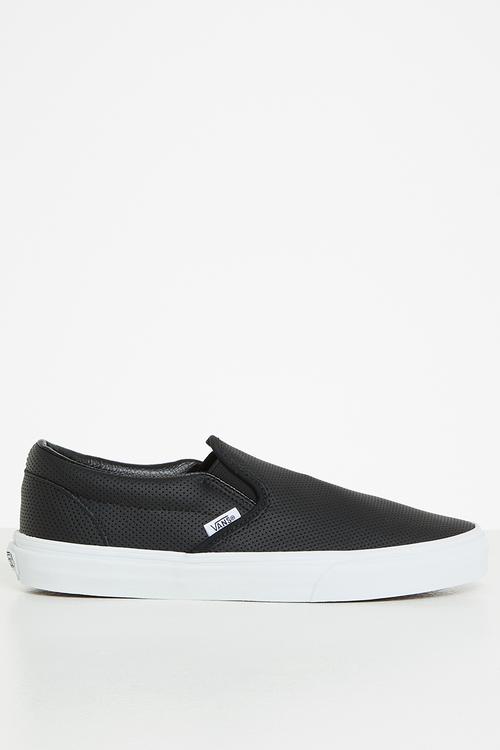 Classic slip-on - (perf leather) black