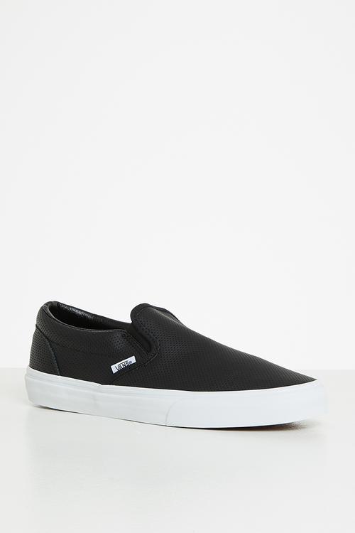 Classic slip-on - (perf leather) black