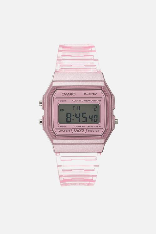 Semi trans square - pink