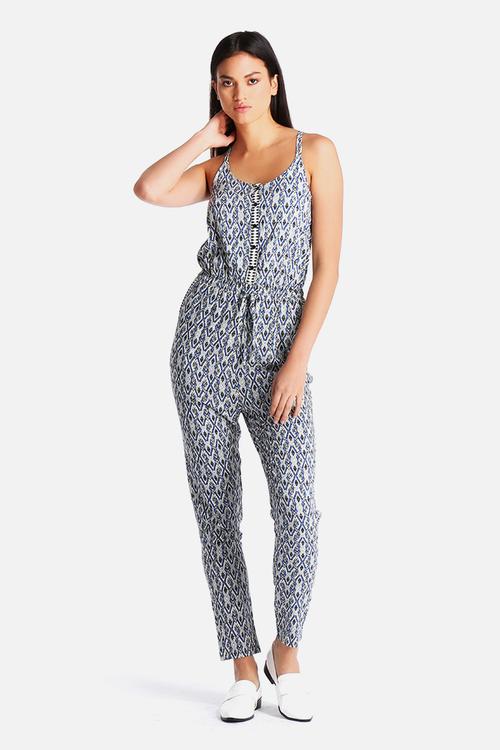 Ally Aztec Button Jumpsuit