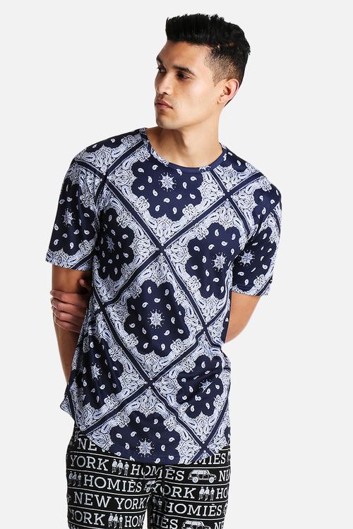 Paisley Blocks Tee