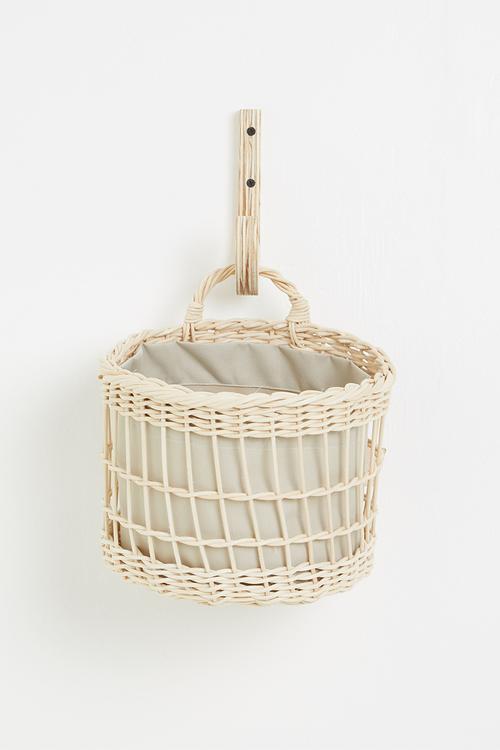 Baskiti planter and hook combo - natural