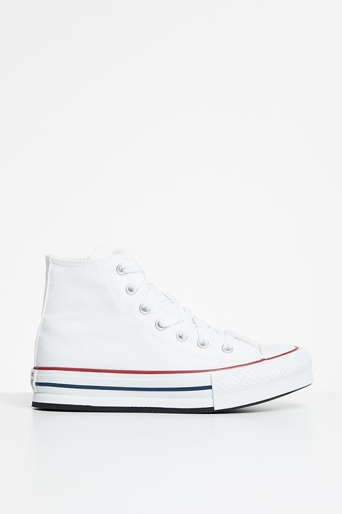 Chuck taylor all star eva lift canvas platform hi - white/garnet/navy