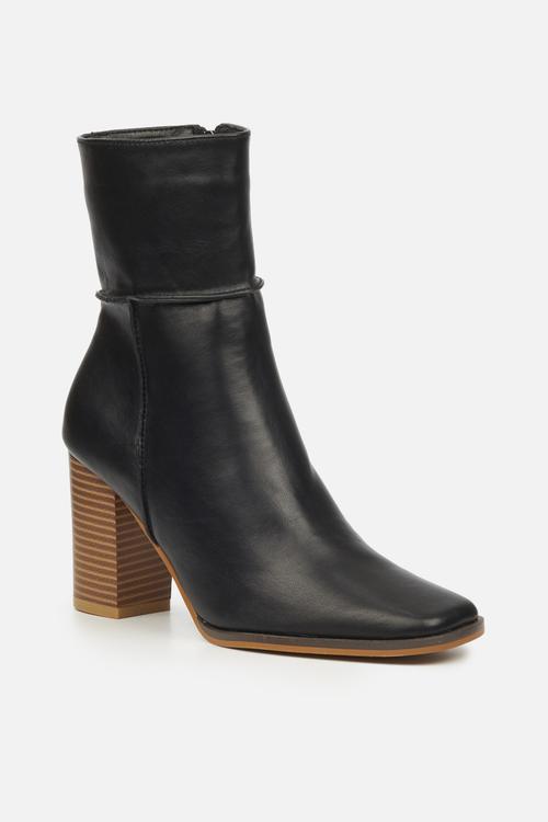 Ria1 mid calf boot - black