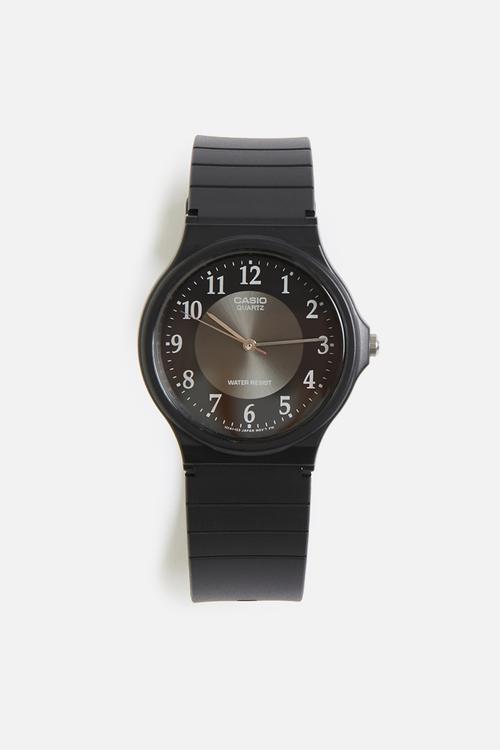Analog round black dial - black