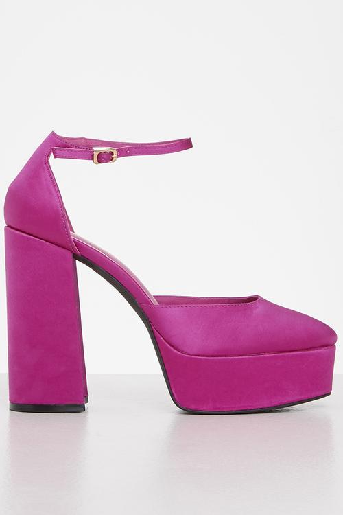 Dion platform heel - magenta