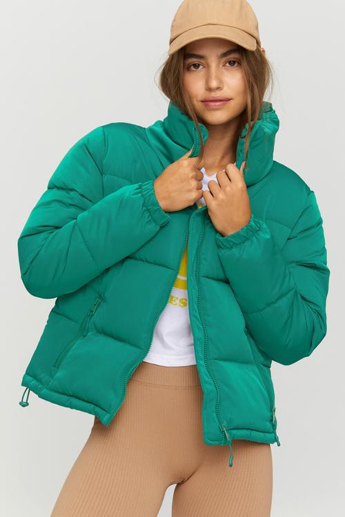The recycled mother puffer 2.0 - retro green