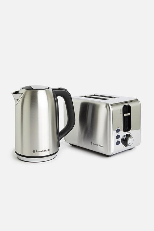 Everyday kettle & toaster set - stainless steel