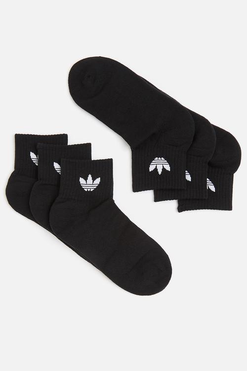 Mid ankle 3-pack socks - black