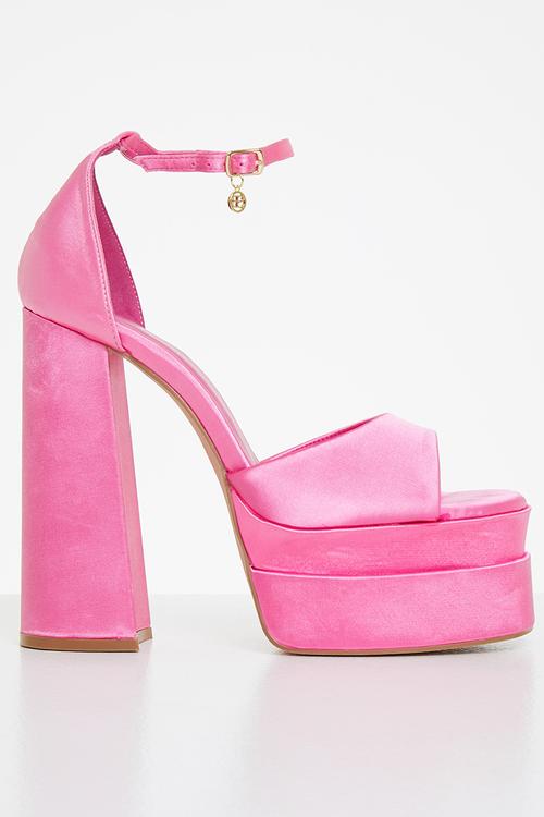 Eclectic feels platform heel - pink