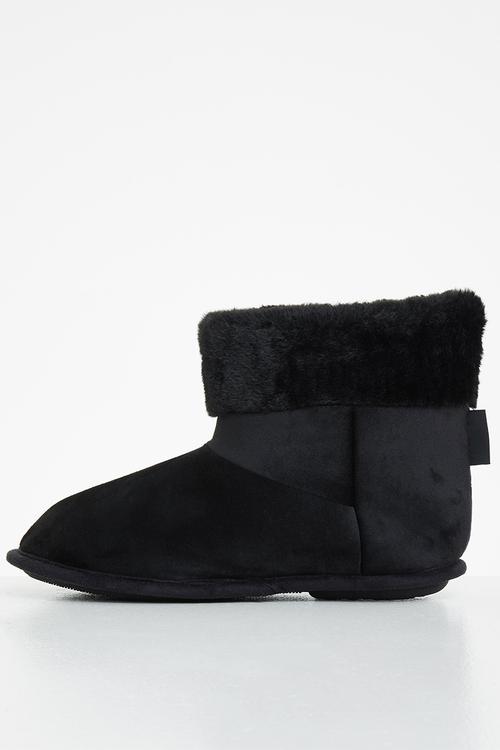 Casa slipper boot - black 