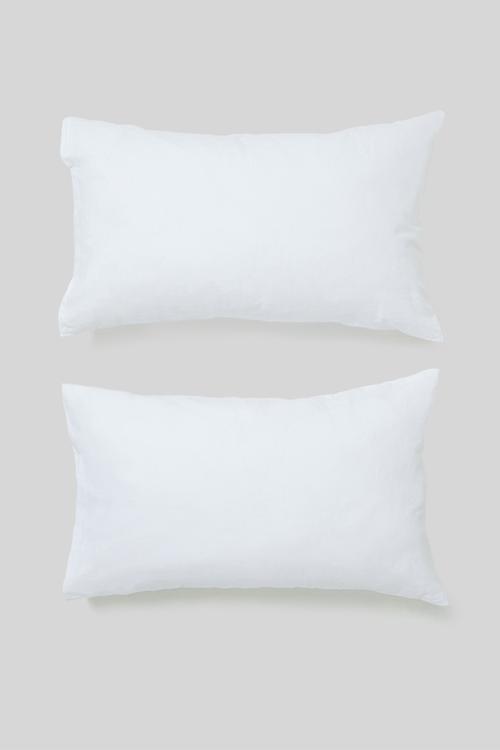 144 tc 100% cotton pillowcase set - white