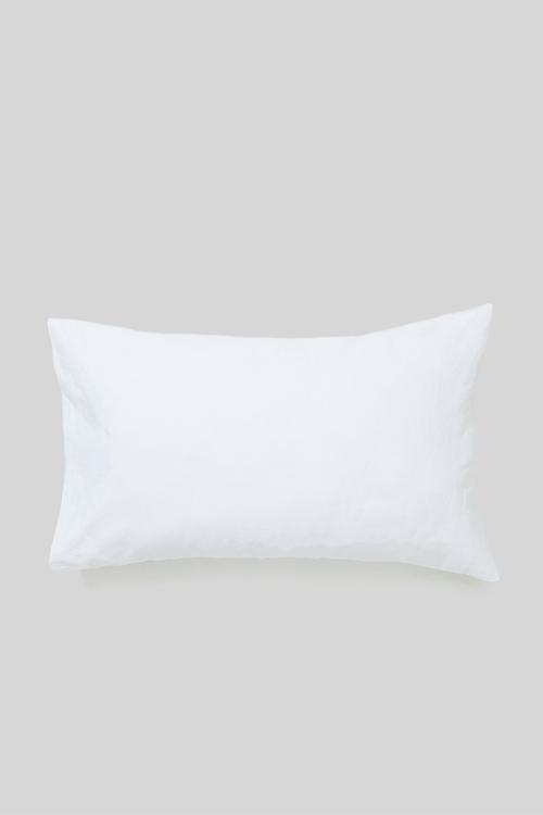 144 tc 100% cotton pillowcase set - white