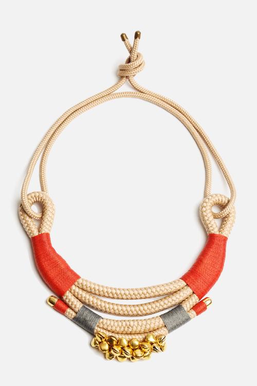Beige Mali Necklace