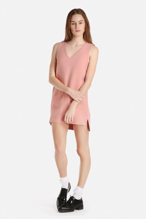 Pinafore Dress with Pockets