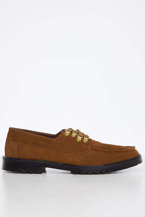 Baker suede shoe - tan