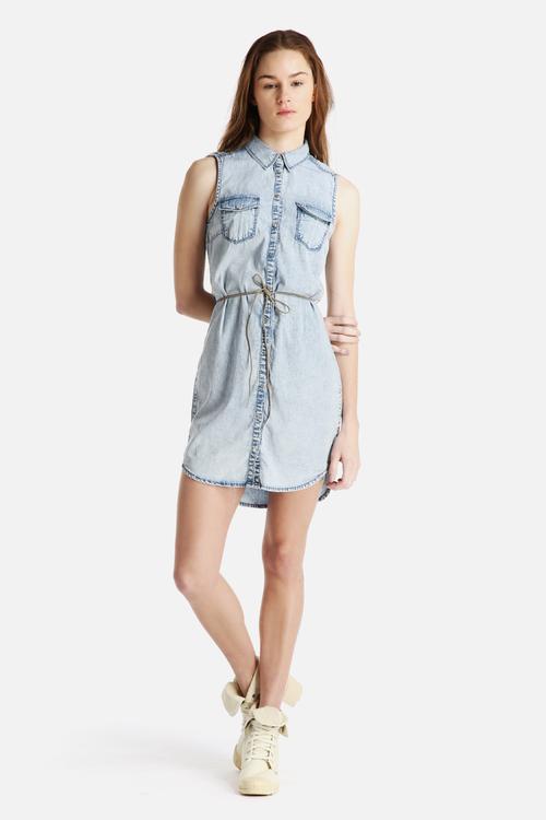 Claire Denim Shirt Dress