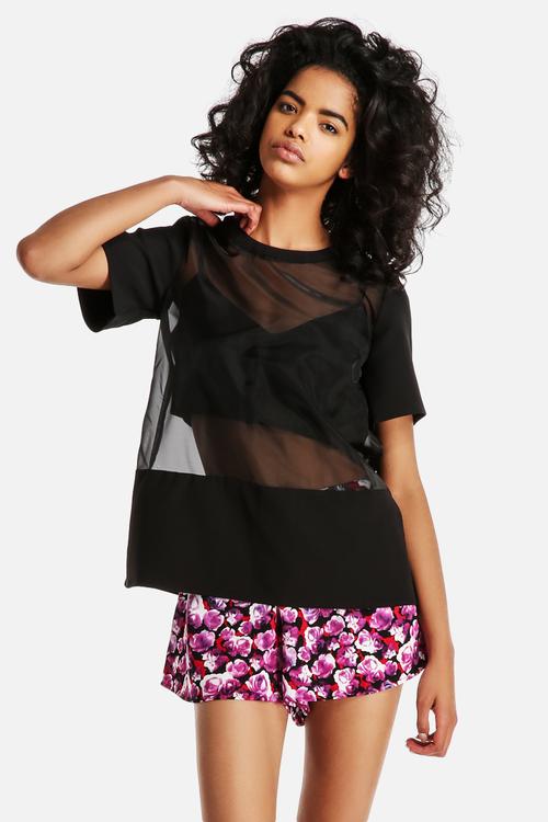 Bralet Overlay Tee
