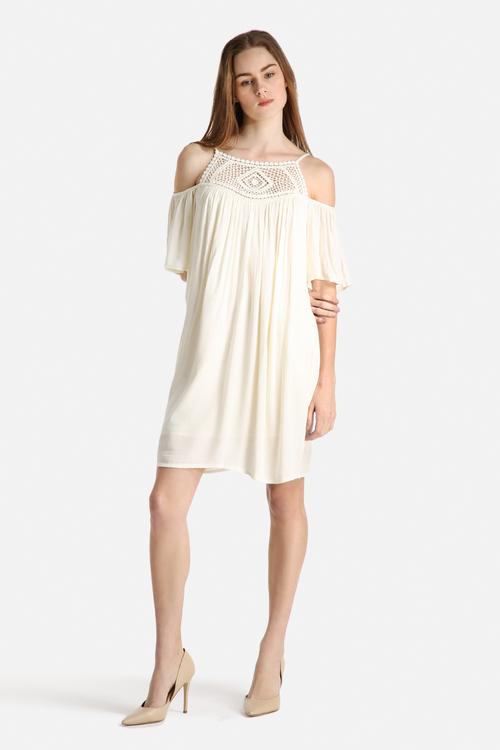 Bare Shoulders Short Dress