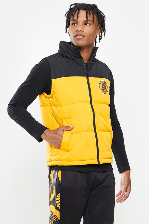 KCFC Puffer  Vest t - Yellow/Black