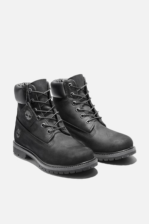 6in premium boot - w - black nubuck
