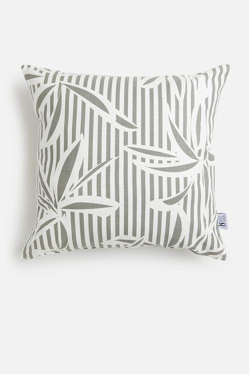 Bamboo knights cushion cover - grey