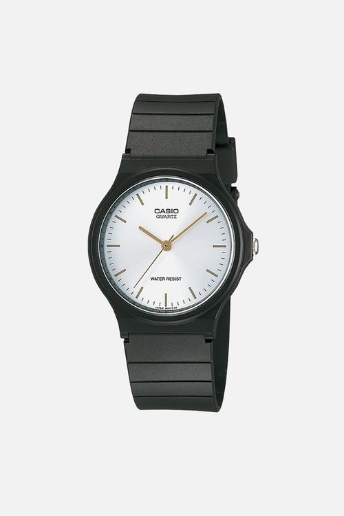 Analog round watch - black