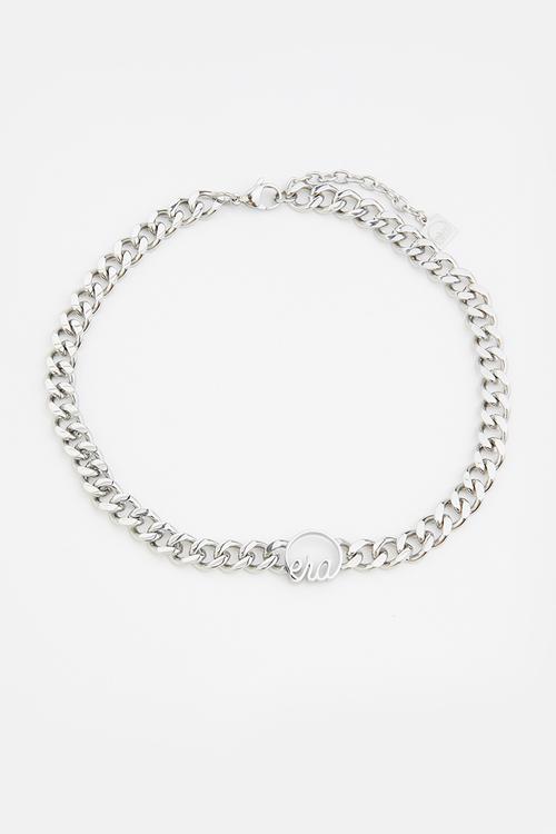 Era logo choker - silver