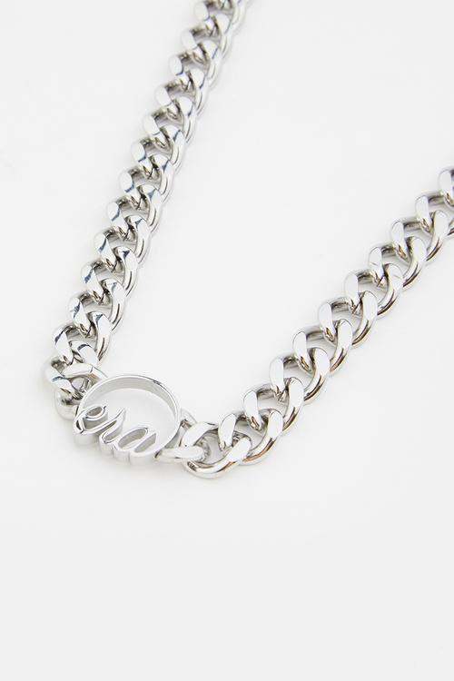 Era logo choker - silver