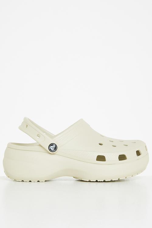 Classic platform clog w - bone