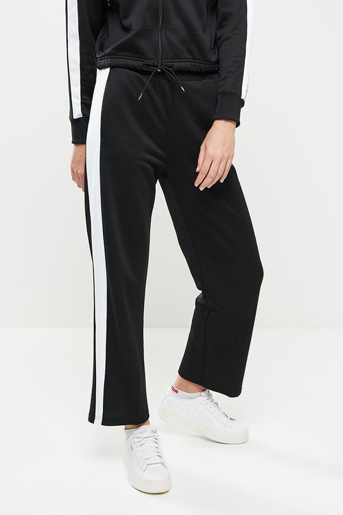 T7 straight pants - puma black