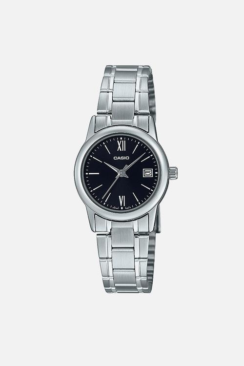 Analog s steel dial - silver & black