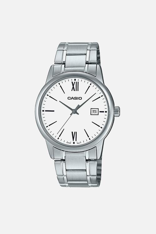 Analog roman s s - silver & white