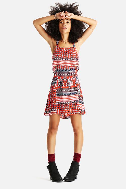 Printed Day Dress
