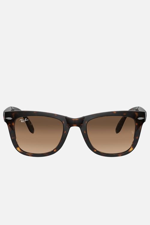 Folding wayfarer 50mm - clear gradient brown