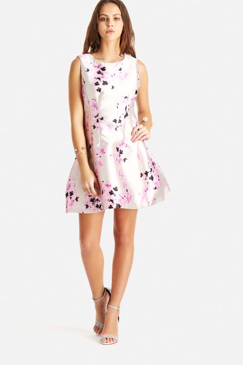 Pretty Floral Skater Dress