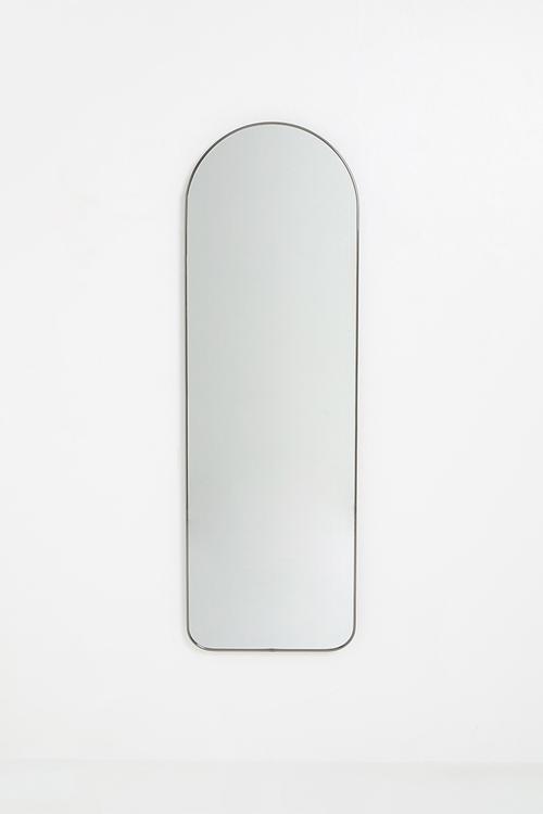Hubba arched leaning mirror - titanium