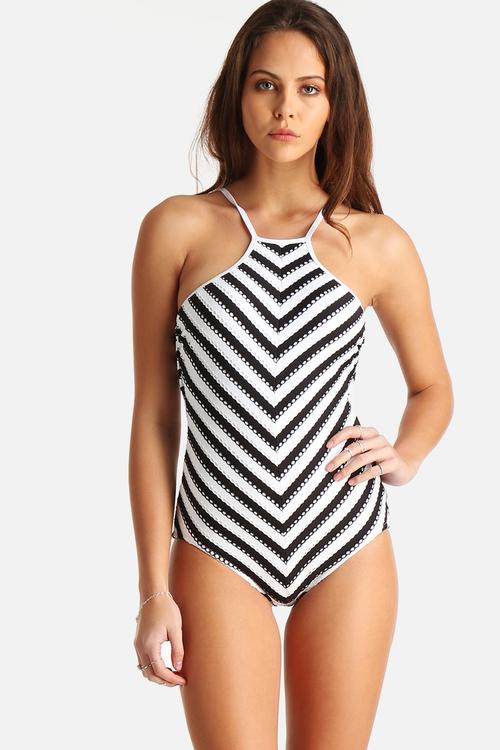 Coast to Coast High Neck Maillot One Piece