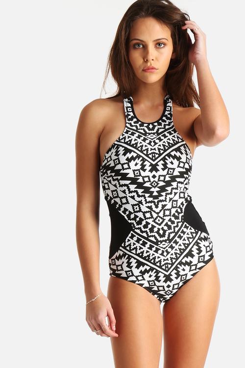 Kasbah High Neck Maillot One Piece