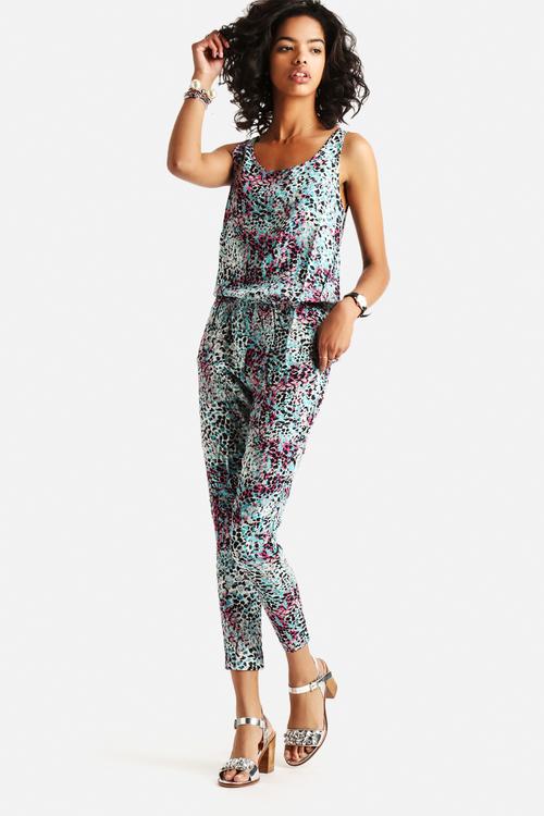 Choice Placket Jumpsuit