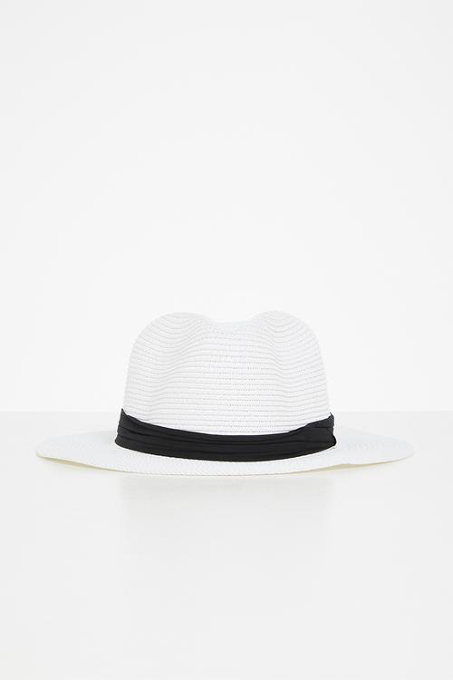 Aria sun hat - white